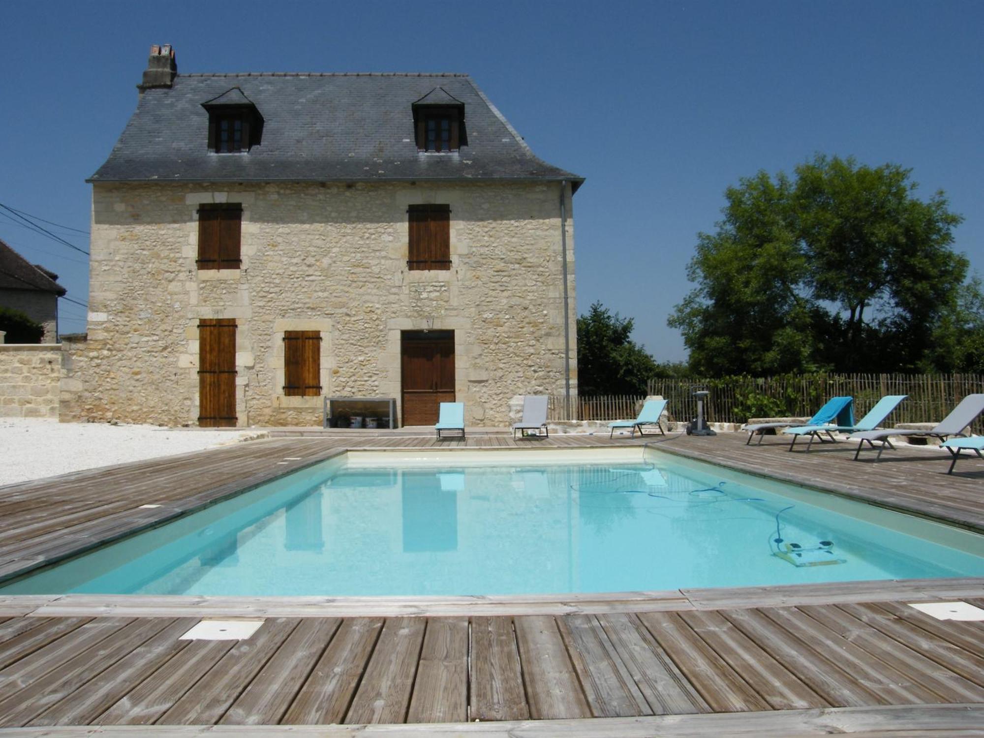 Lou Chastel, Demeure Perigourdine Climatisee Avec Piscine Privee Et Chauffee La Bachellerie Zewnętrze zdjęcie